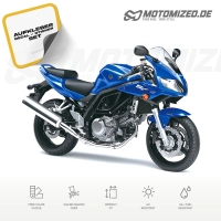 Suzuki SV 650S 2006 with Blue Motorcycle Decals