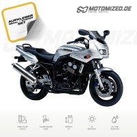 Yamaha FZS600 Fazer 1999 in silber mit Aufkleber-Dekor