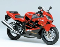 Honda CBR 600 F4 Sport 2001 with Red/Black Motorcycle Decals
