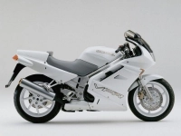 Honda VFR 750 1991 with White Motorcycle Decals