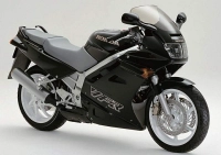 Honda VFR 750 RC36 1992 with Black Motorcycle Decals