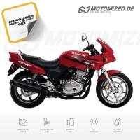 Honda CB 500S 1999 with Red Motorcycle Decals