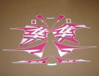 Suzuki Hayabusa GSX-1300R 2010-2011 with Pink Motorcycle Decals
