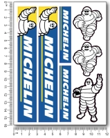 Michelin Stickerset 12x16cm Motorcycle Decals