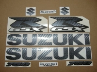 Suzuki GSX-R 750 Universal with Carbon Motorcycle Decals